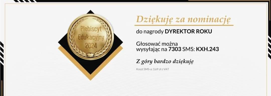 Plakat plebiscyt edukacyjny